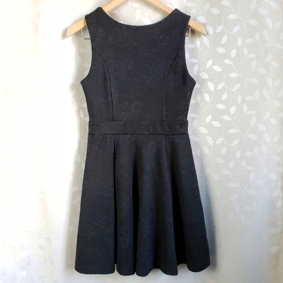 Just Ginger Retro Lace Texture Knit Bow Jumper Sweater Dress With Tags Gray Sm - Picture 7 of 12